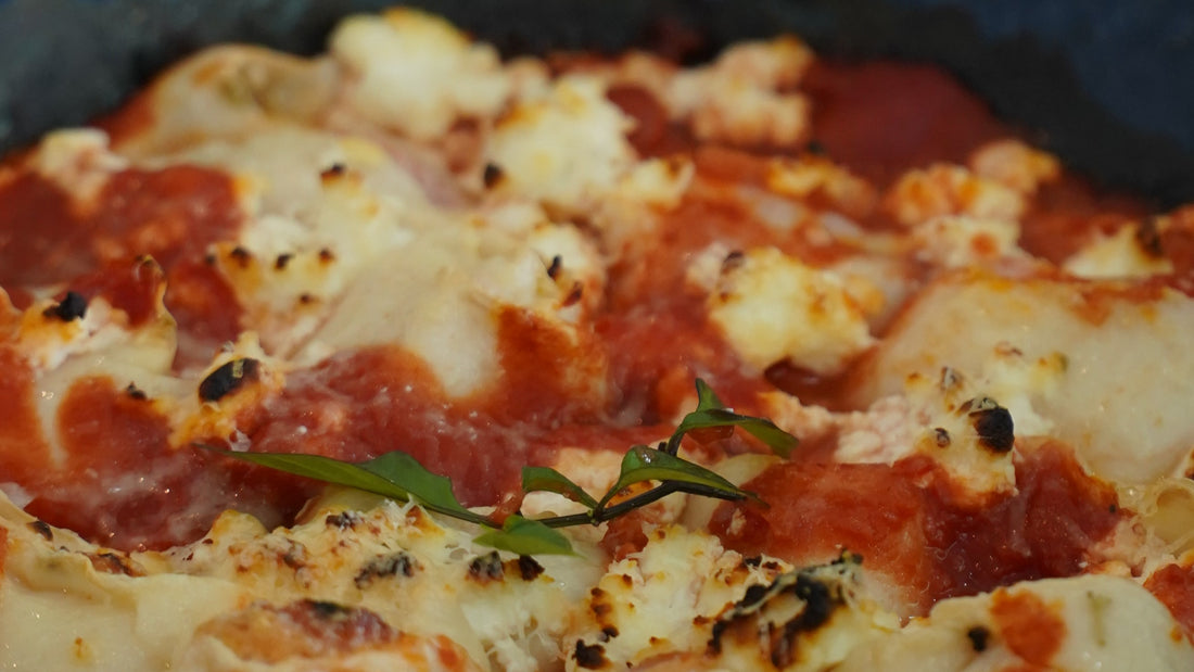 Rotoloni Pizza com Massa de Lasanha Konjac