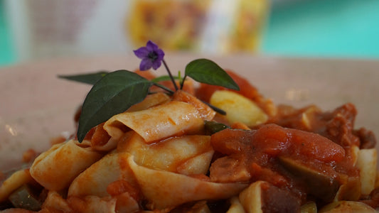 Pappardelle Konjac Alla Matriciana