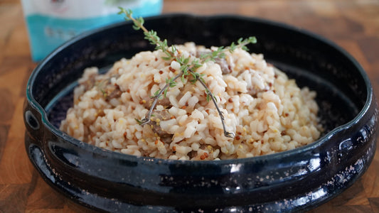 Risotto de Carne com Mostarda com Arroz Konjac