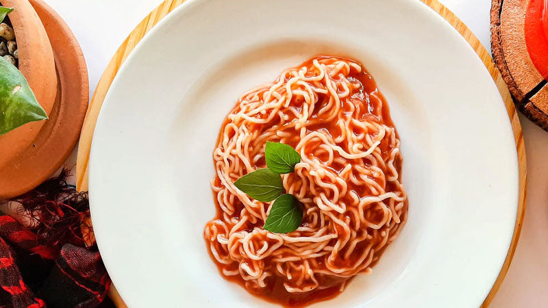 Imagem mostrando um prato de Espaguete | Konjac Massa