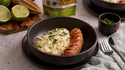 Espaguete Konjac ao Molho Alemão: Uma Combinação Saborosa para Surpreender seu Paladar!