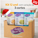 MIx 12 Embalagens - Arroz/Cabelo de Anjo/Linguine