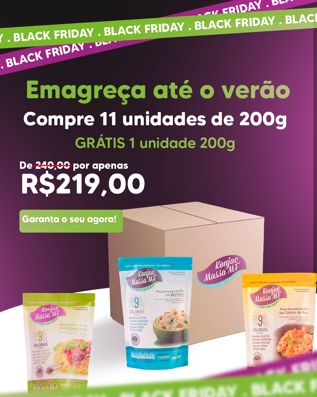 Kit Black - Família Completa Konjac Massa