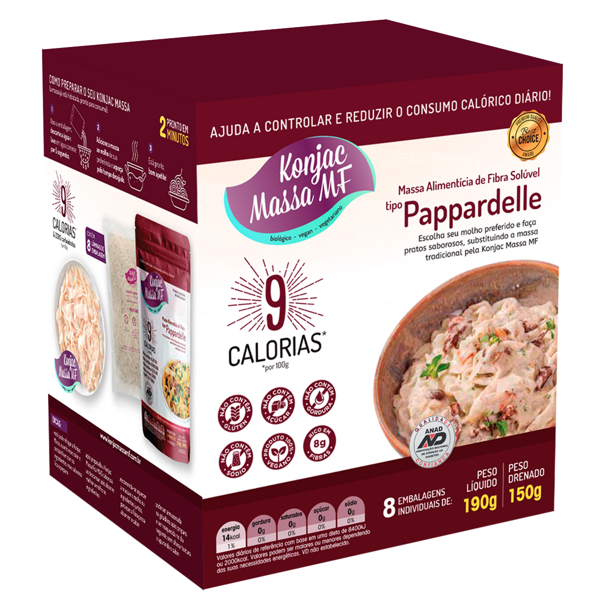 Konjac Massa® Box - Pappardelle