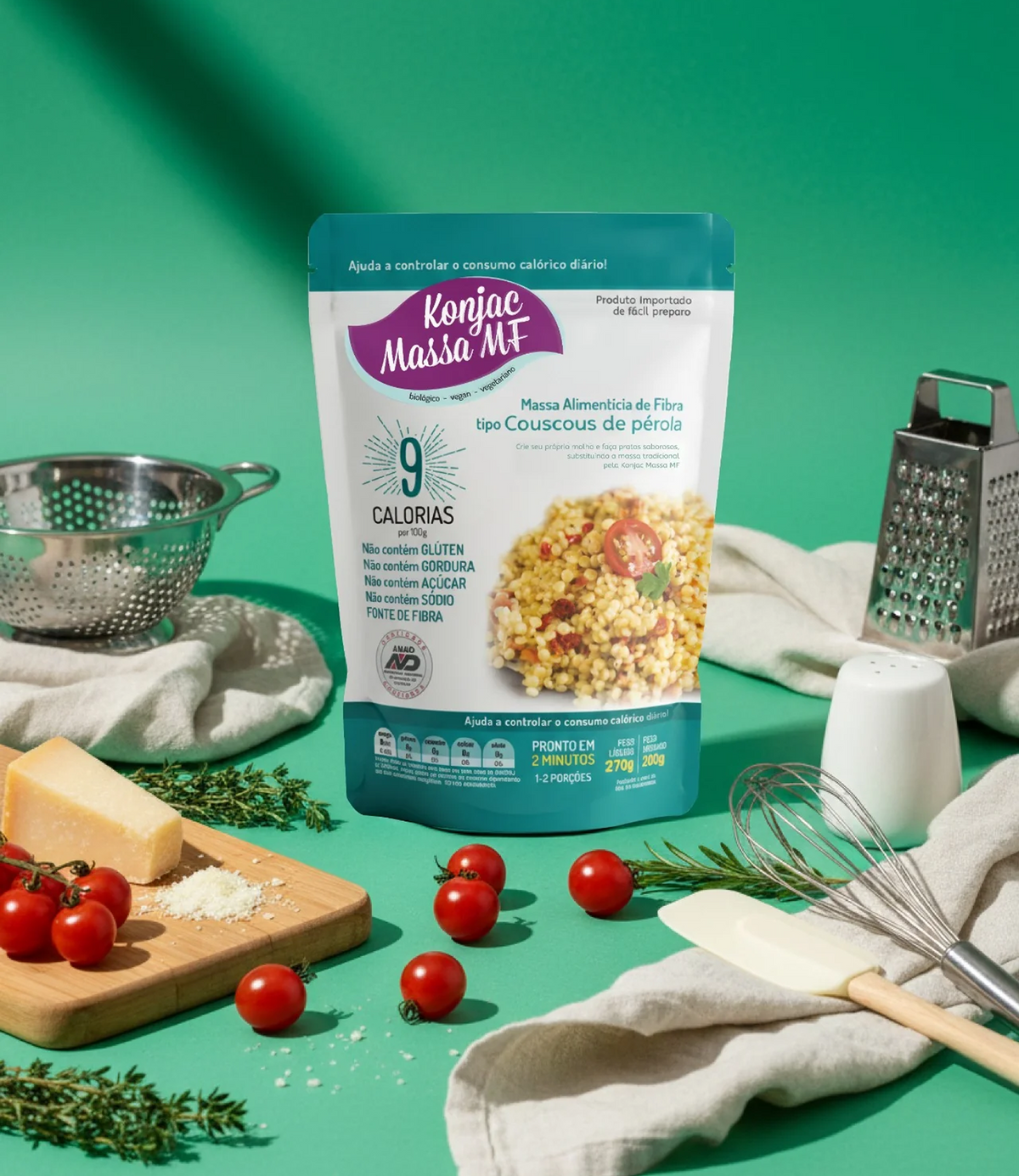 Couscous de Pérola Konjac Massa MF Baixo em Calorias – Konjac