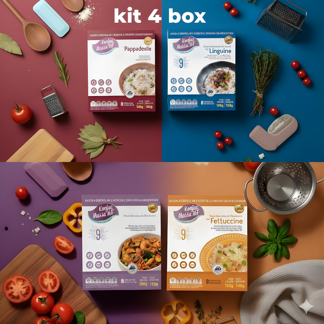 Kit - 4 Box Konjac Massa