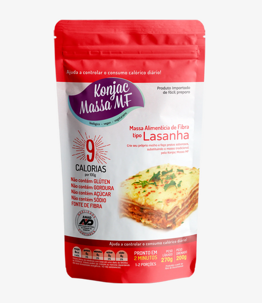 Lasanha Konjac Massa MF Sem Glúten