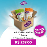 Mix 14 Embalagens - 7 Espaguete E 7 Fettuccine