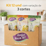 Mix 12 Embalagens-  Espaguete/Fettuccinne/Penne