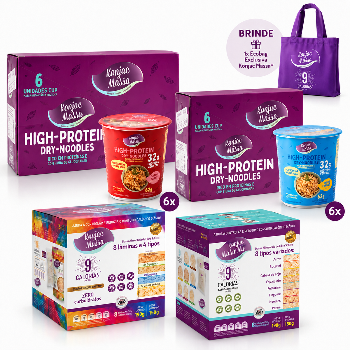 Kit Low Carb e Proteico Para o Mês
