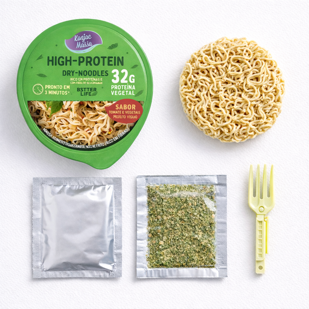 massa_777 Caixa 6 unidades - Sabor Tomate e Vegetais (192g de proteina
